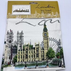 London Landmarks British Tea Towel - New in package.